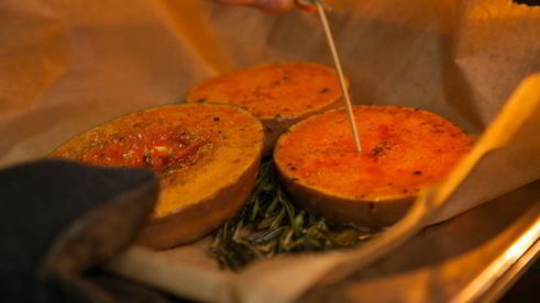 стейк из тыквы