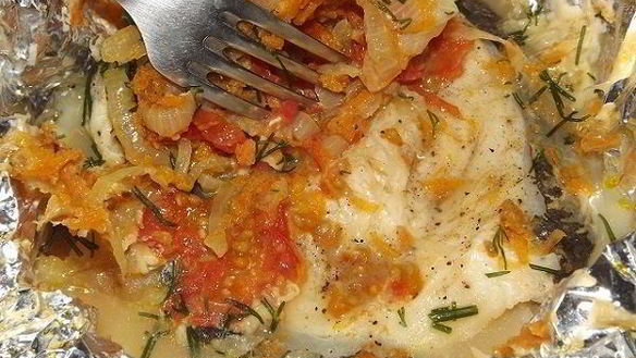 Рецепт Стейк из зубатки