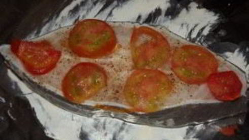 стейк из зубатки