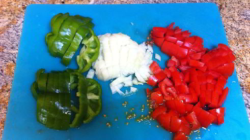 стейк особый в овощном маринаде