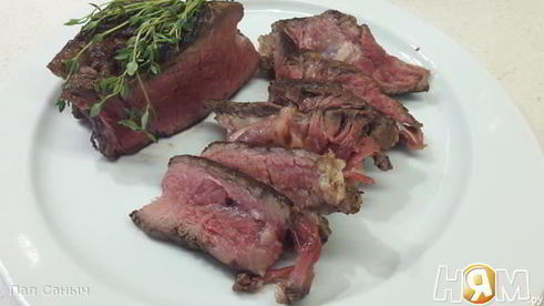 стейк рибай с прожаркой medium rare