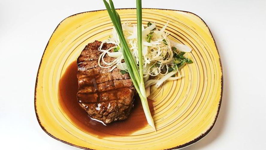 Рецепт стейк рибай с соусом демиглас