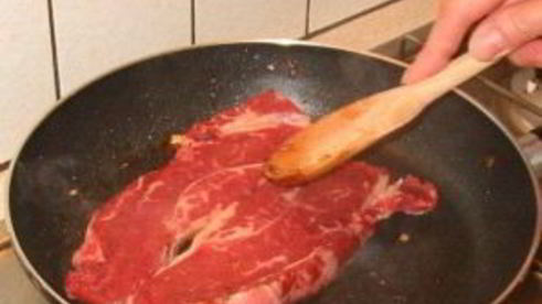 стейк с французским соусом