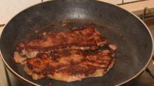 стейк с французским соусом