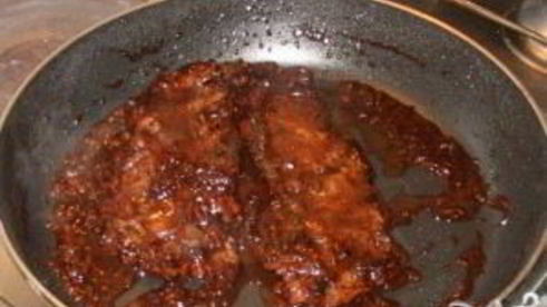 стейк с французским соусом