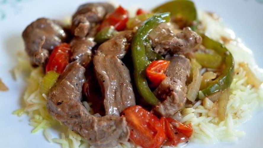 Рецепт стейк с перцем