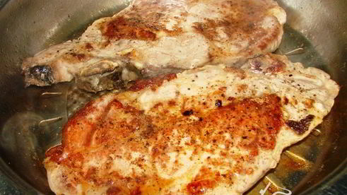 стейк свиной на косточке