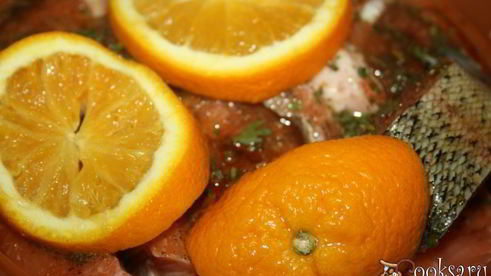 стейки форели в гриль-бумаге на мангале