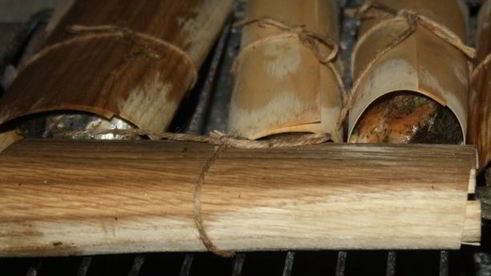 стейки форели в гриль-бумаге на мангале