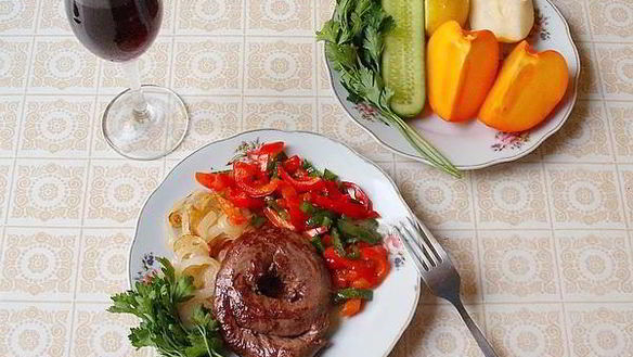 Рецепт Стейки из телячьего сердца