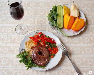 Стейки из телячьего сердца