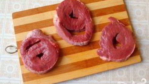 стейки из телячьего сердца