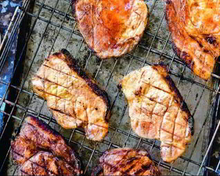 Три стейка из карбонада