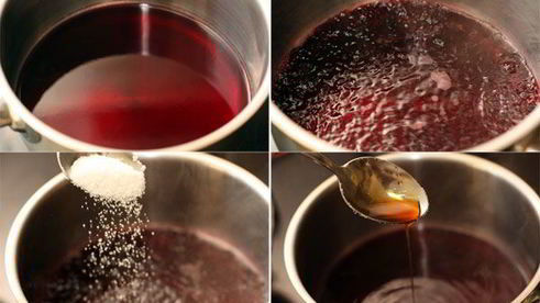 вишневый соус и стейк ти-бон