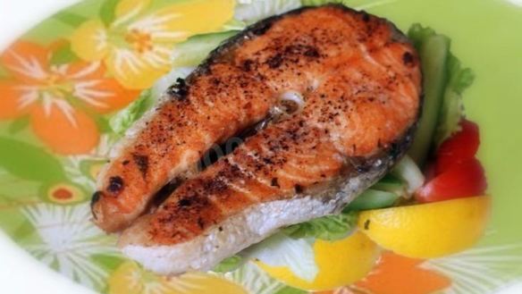 Рецепт Запеченные стейки форели в духовке