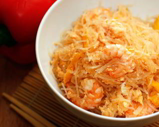 Стеклянная лапша с креветками