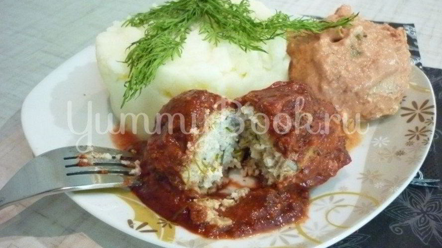 Рецепт куриные тефтели без риса с двумя соусами