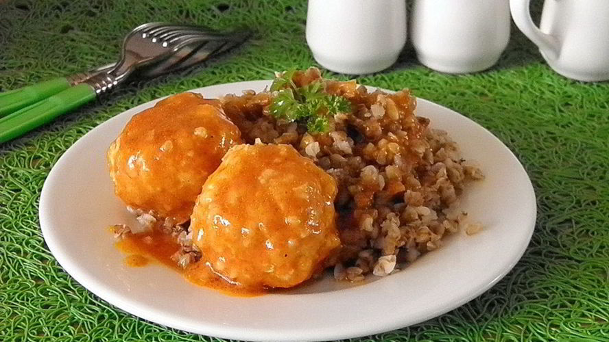 Рецепт куриных тефтелей с подливкого