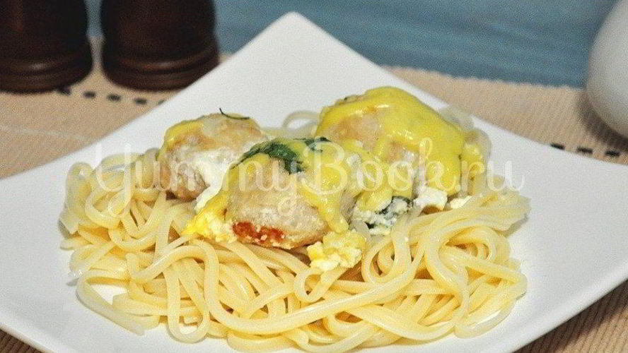 Рецепт куриные тефтельки под сырным соусом