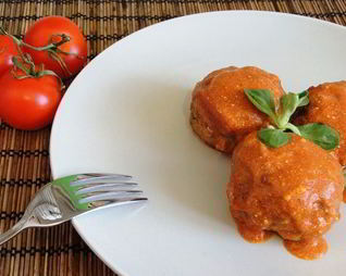 Тефтели из говядины с рисом