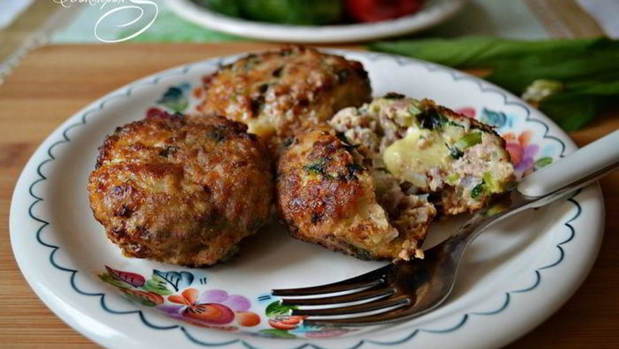 Рецепт тефтели из индейки с черемшой