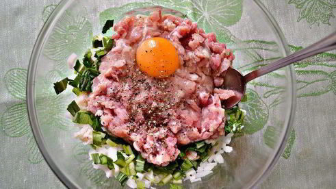 тефтели из индейки с черемшой