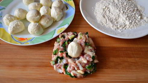 тефтели из индейки с черемшой