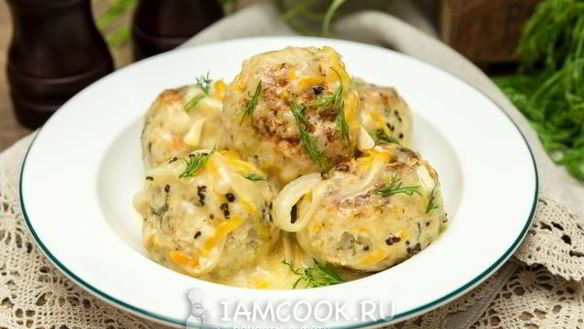 Рецепт Тефтели из индейки в сметанном соусе