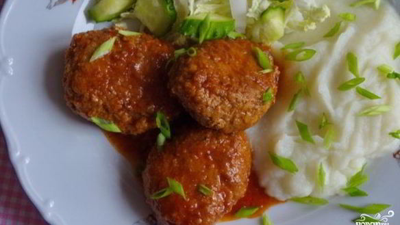 Рецепт Тефтели из свинины с рисом