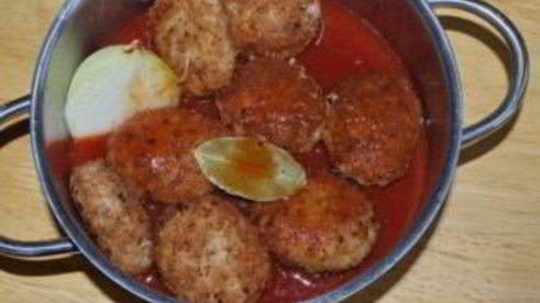 тефтели из свинины с рисом