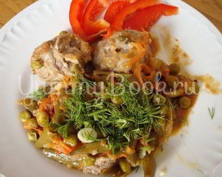 Тефтели с гречкой в мультиварке