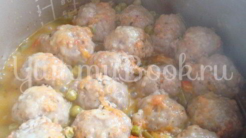 тефтели с гречкой в мультиварке