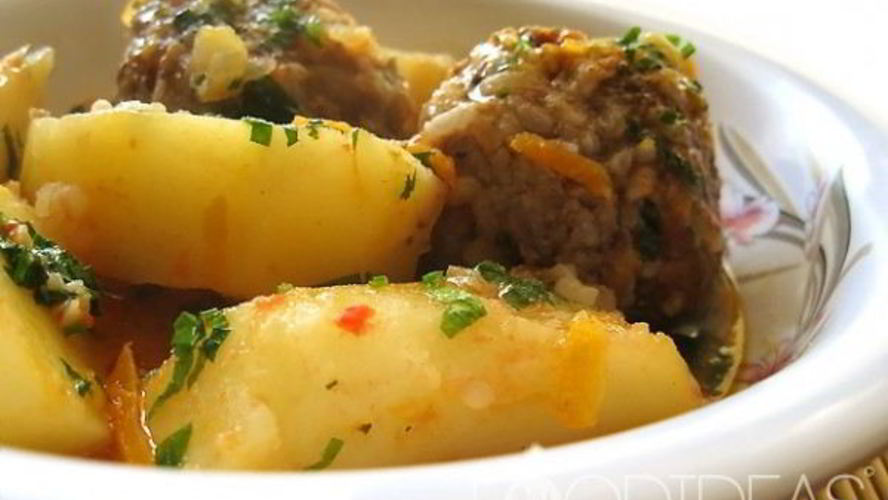 Рецепт тефтели с картошкой