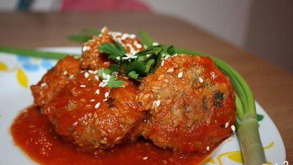 Рецепт Тефтели с овощами в мультиварке