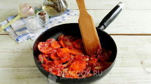 тефтели с подливкой на сковороде