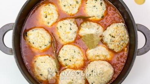 тефтели с рисом в томатном соусе