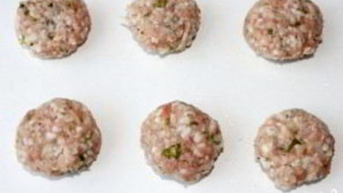 тефтели с рисом жареные