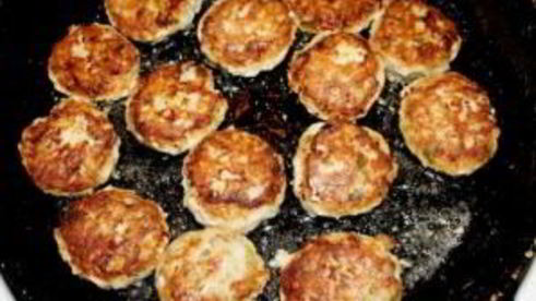 тефтели с рисом жареные