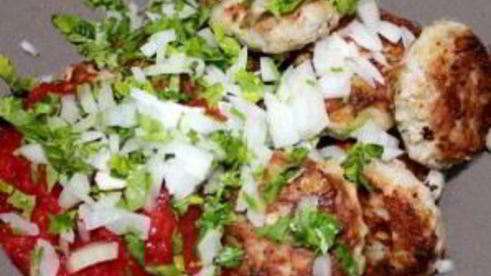 тефтели с рисом жареные