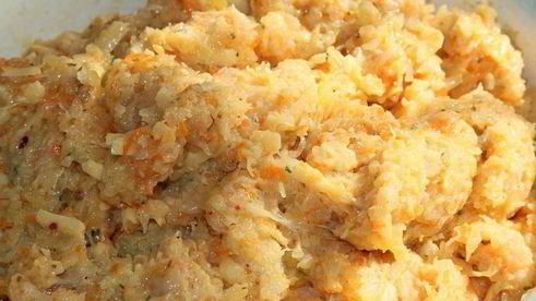 тефтельки с мятой и баклажаном