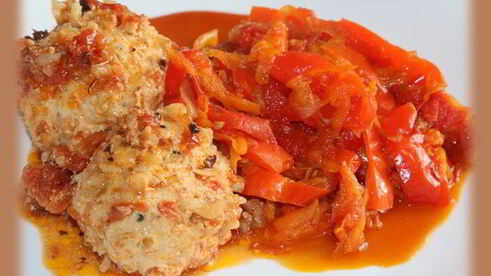 тефтельки с мятой и баклажаном