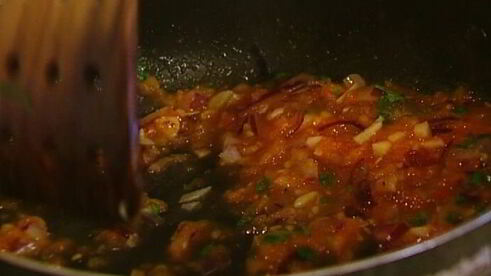 телячьи тефтельки с соусом из помидоров