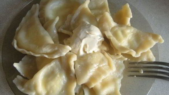 Рецепт Домашние вареники с творогом