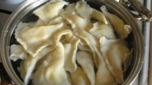 домашние вареники с творогом