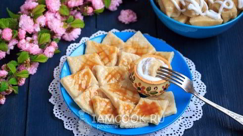 ленивые вареники с бананом