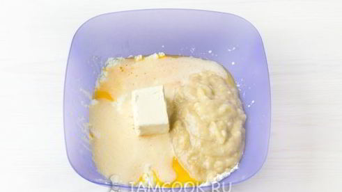 ленивые вареники с бананом