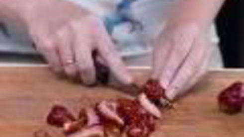 паровые вареники с клубникой