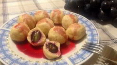 пп-вареники с виноградом