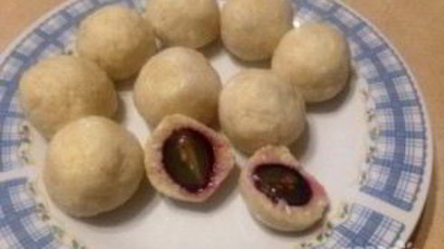 пп-вареники с виноградом