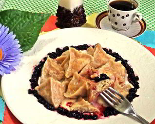 Вареники из полезного теста